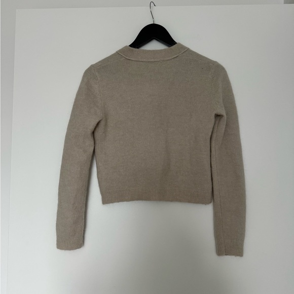 Zara Alpaca and Wool Blend Cropped Sweater - Picture 7 of 10